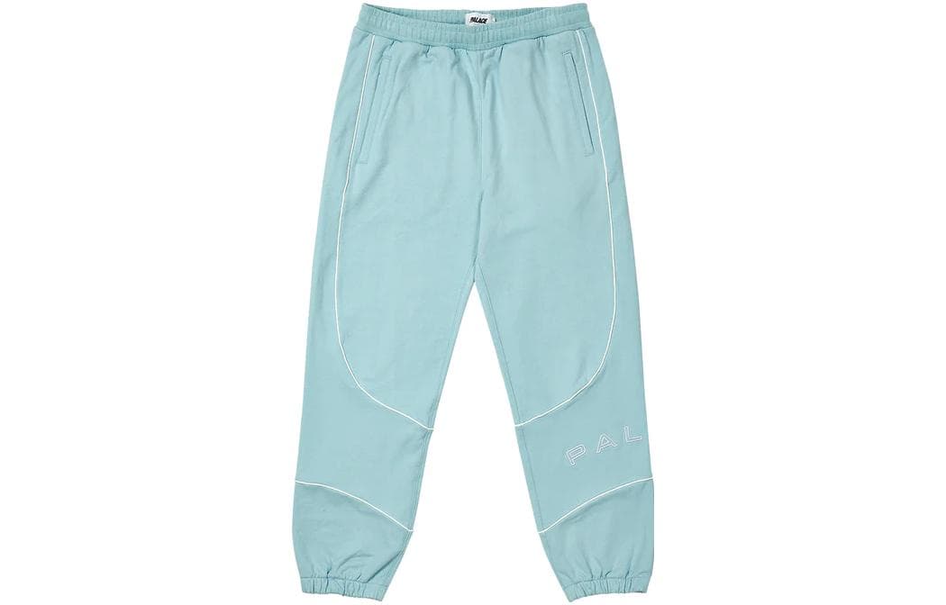 Штаны PALACE SS23 Sport Piped Jogger Crsytalised Blue Logo - изображение 1