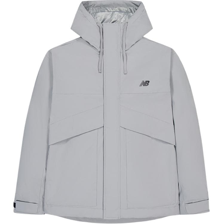 Куртка New Balance Куртка Мужская Серебристо-Серый - изображение 1