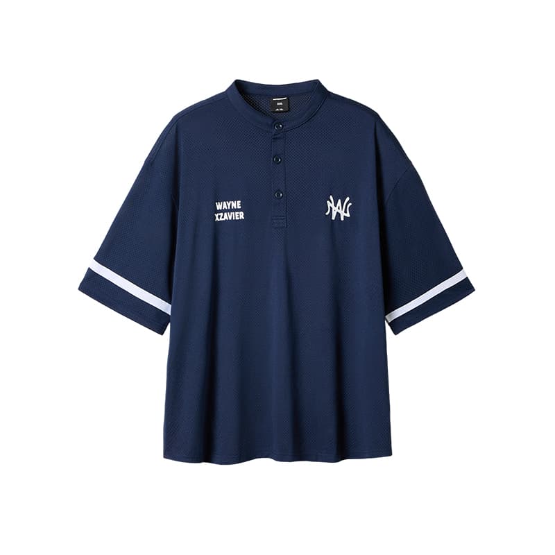 Рубашка WAYNEXZAVIER Blue Men's Shirts WAYNEXZAVIER Синий Мужские Рубашки - изображение 1