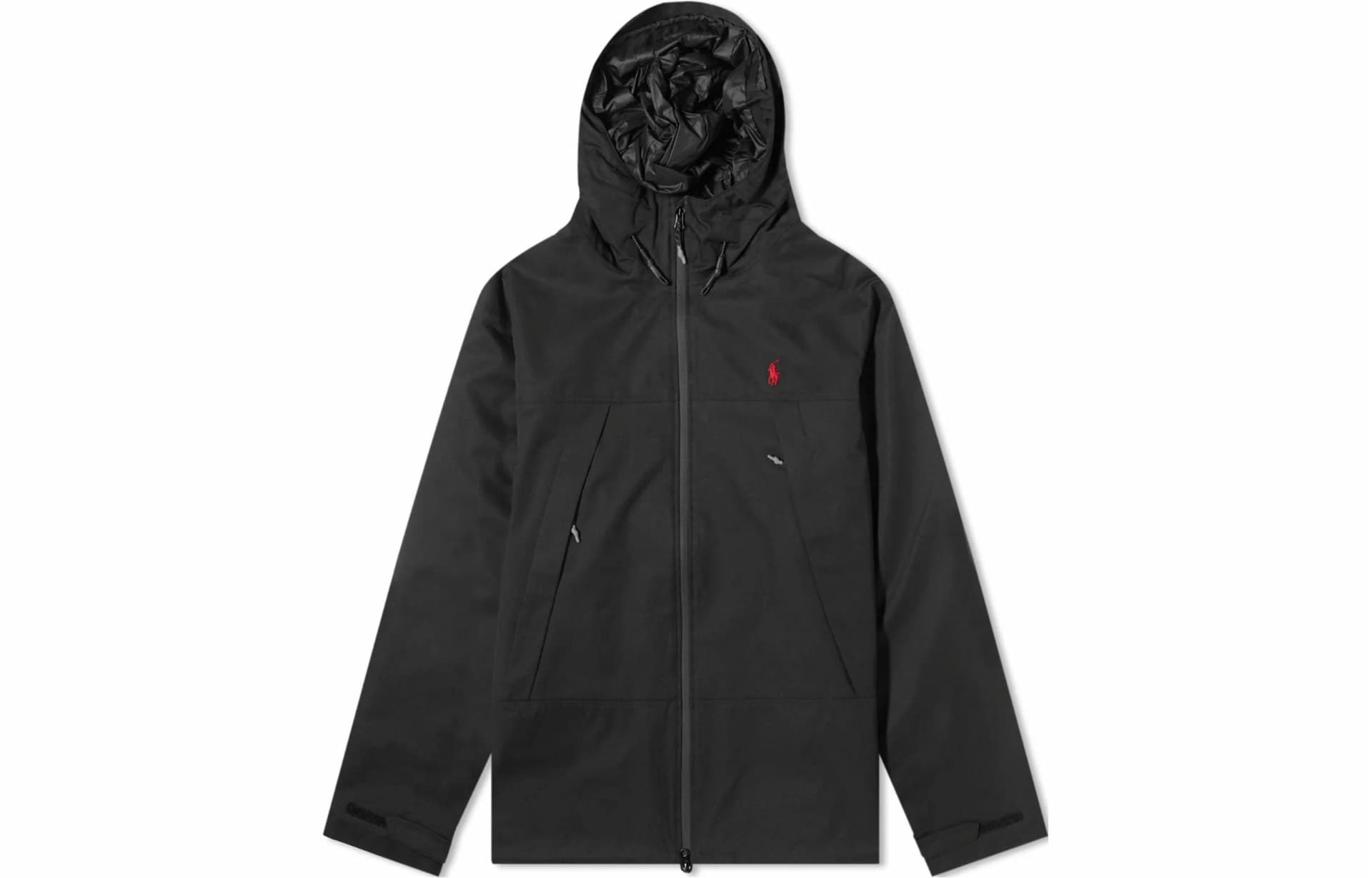 Куртка Polo Ralph Lauren Logo Zip Hoodie Jacket Black - изображение 1