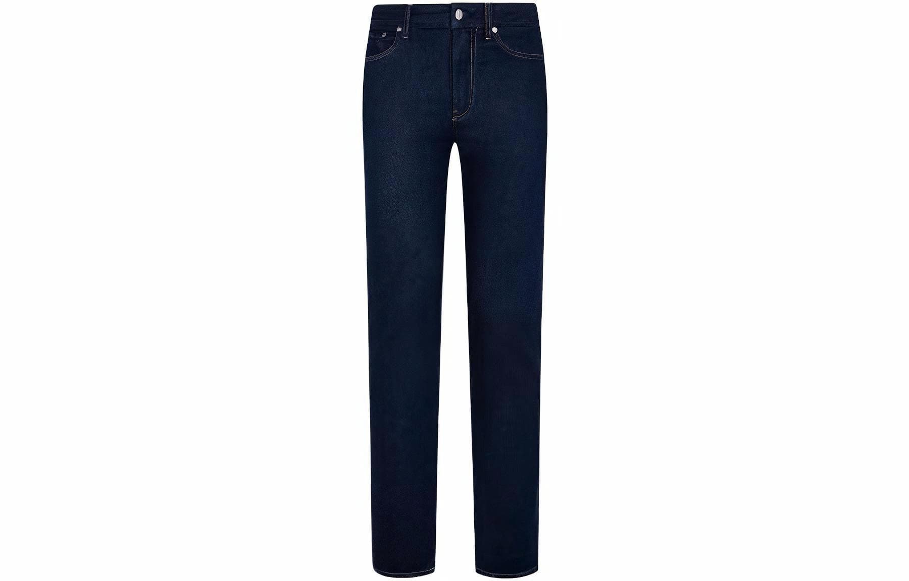 Штаны Calvin Klein Slim Straight Denim Jeans Dark Blue