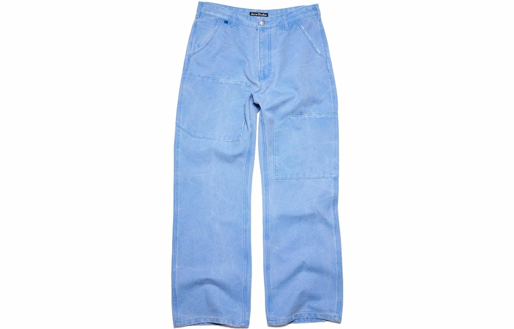 Штаны Acne Studios FW23 Patch Canvas Trousers Face - изображение 1