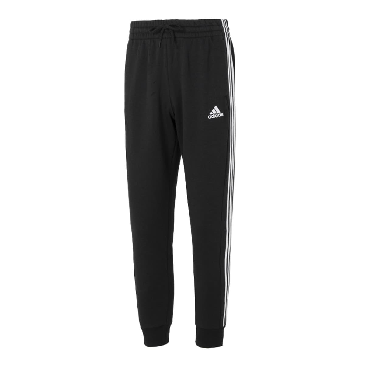 Штаны Adidas С флисовой подкладкой термические винтажные беговые кроссовки вязаные тренировочные штаны мужские черные - изображение 1