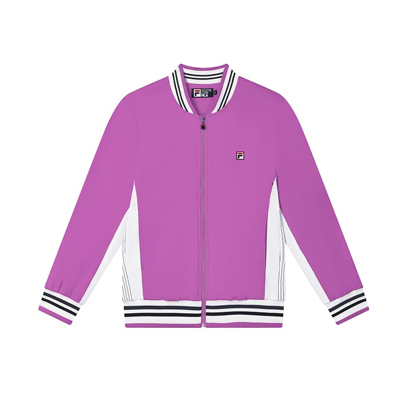 Куртка FILA Ретро Куртки Унисекс JINGHE Фиолетовый - изображение 1