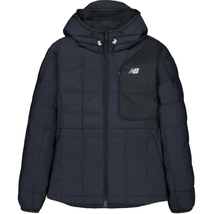 Зимняя куртка New Balance HyperSports Мужской пуховик черного цвета - изображение 1