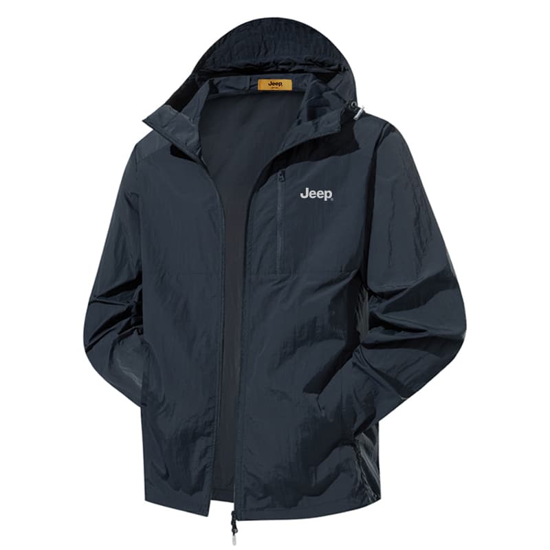 Легкая ветровка Jeep Ice Peak Sun Protection Collection Дышащая быстро сохнущая ветрозащитная одежда с защитой от солнца Пальто Мужское - изображение 2