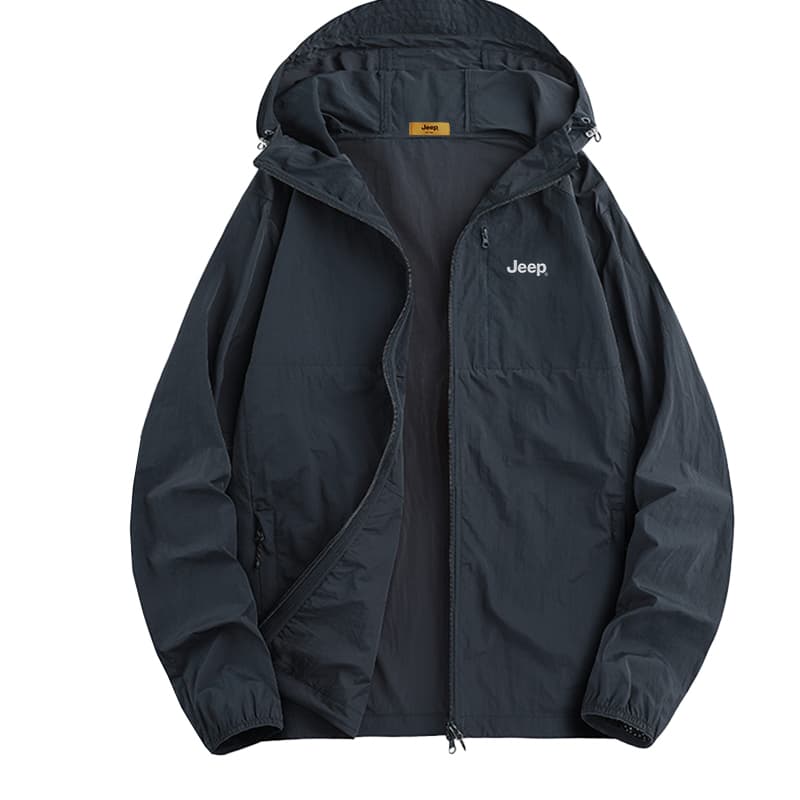 Легкая ветровка Jeep Ice Peak Sun Protection Collection Дышащая быстро сохнущая ветрозащитная одежда с защитой от солнца Пальто Мужское - изображение 1