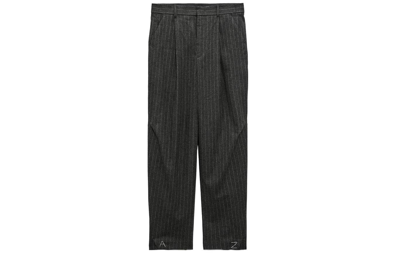 Штаны ADER ERROR x ZARA Striped Grey Trousers - изображение 1