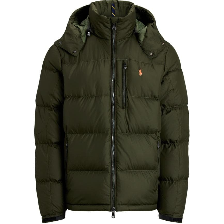 Зимняя куртка Polo Ralph Lauren FW24 Пуховик Мужской Оливково-зеленый - изображение 1