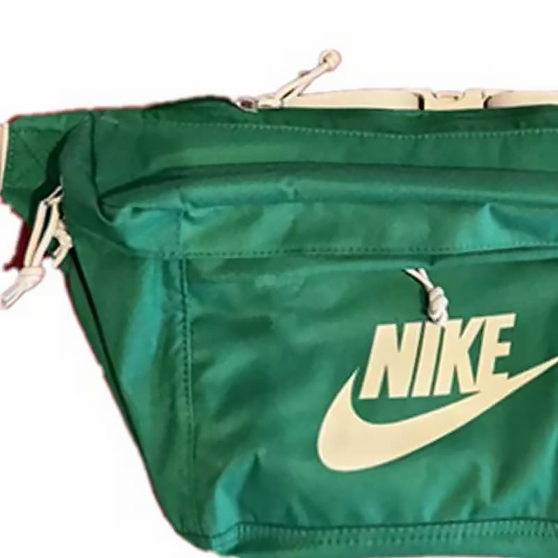 Поясная сумка Nike Полиэстеровая ткань Один плечо Сумка через плечо (бандана) Унисекс Зеленый - изображение 5