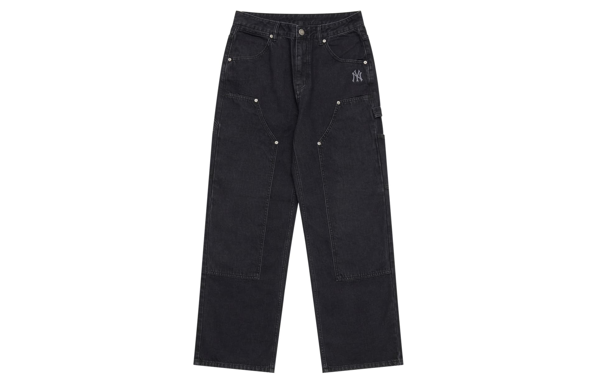 Штаны MLB New York Yankees Basic Collection SS25 Джинсы Мужские Черные - изображение 1