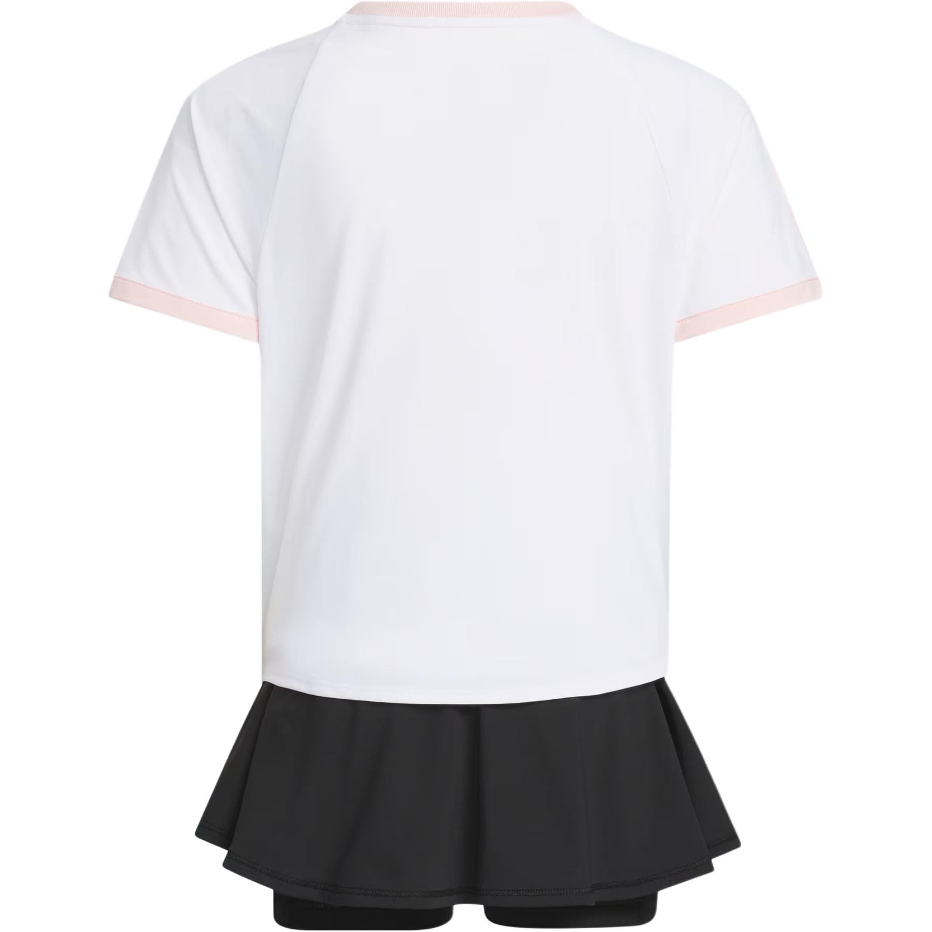 Детский комплект Adidas SportswearTrack с юбкой 3-7 лет белый черный - изображение 2