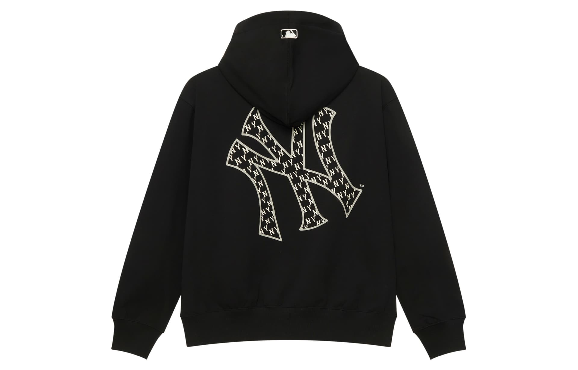Худи MLB MONOGRAM SS25 Толстовка Унисекс Черное - изображение 1