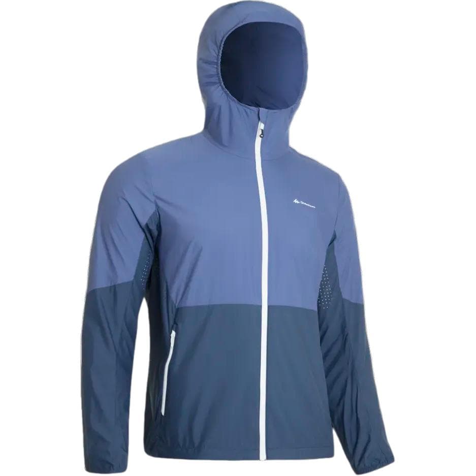 Легкая ветровка DECATHLON QUECHUA Helium 500 Куртки и Пальто Мужской Серо-сланцевый Синий - изображение 1