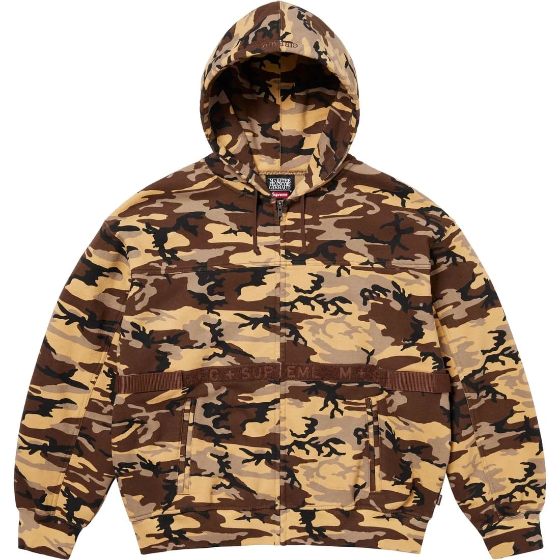 Худи Supreme Marithé François Girbaud SS25 Толстовка с капюшоном на молнии Унисекс - изображение 1