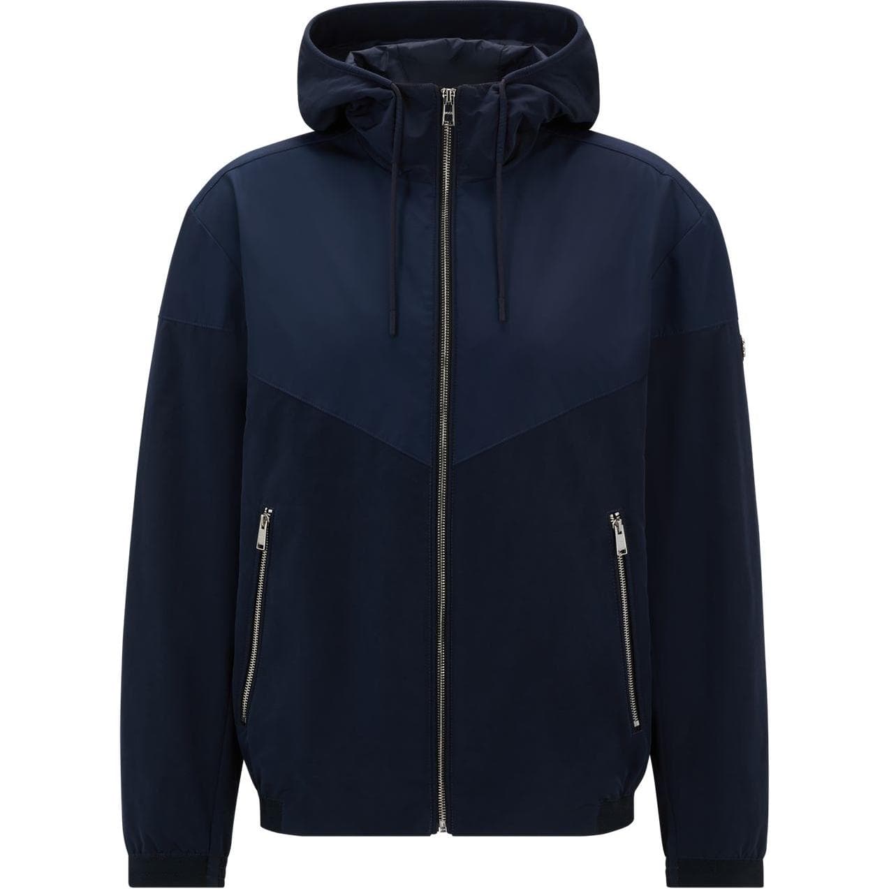 Куртка HUGO BOSS SS24 Куртки и Пальто Мужской Темно-Синий - изображение 1