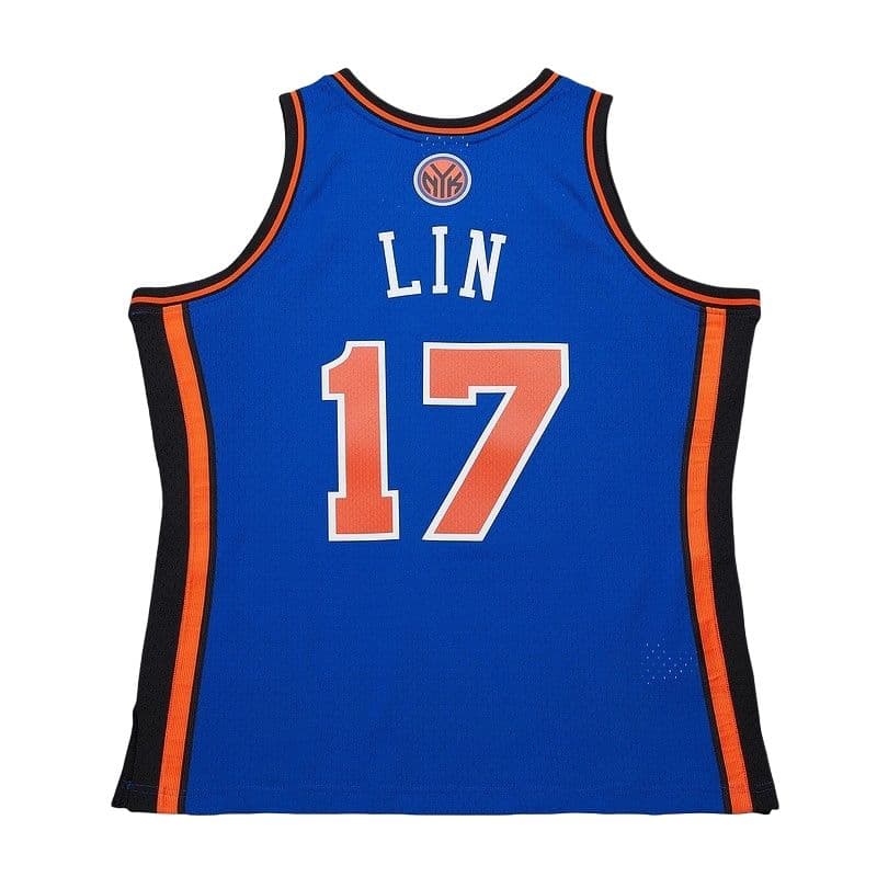 Баскетбольная майка Mitchell Ness X NBA New York Knicks SWINGMAN Fan Edition SU25 Баскетбольная Джерси Мужская Синяя - изображение 2