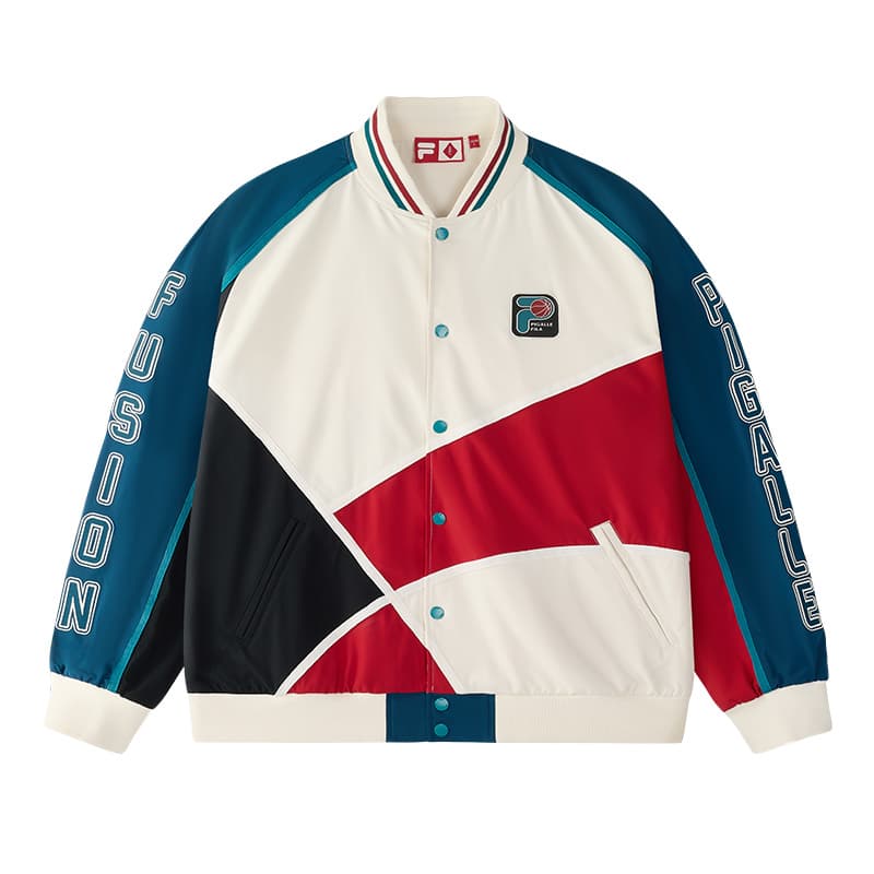 Бомбер FILA FUSION Бейсбольная куртка Унисекс Фиолетово-синий - изображение 1