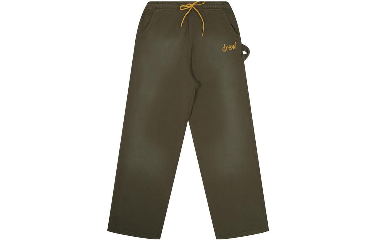 Штаны Drew House FW22 Scribble Carpenter Sweatpant Faded Olive - изображение 1