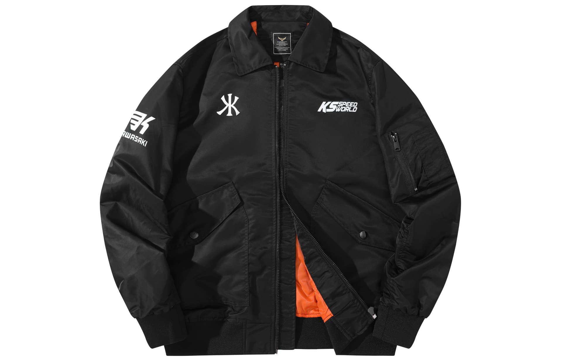 Куртка Kawasaki Кавасаки Американский многофункциональный карманный свободный повседневный рабочий пилот жакет верхняя одежда унисекс - изображение 1