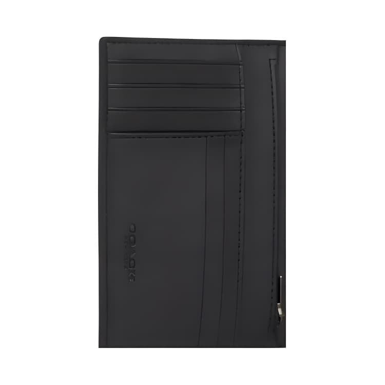 Картхолдер Coach Passport Case Покрытый холст Визитницы Мужской Черно-серый - изображение 5
