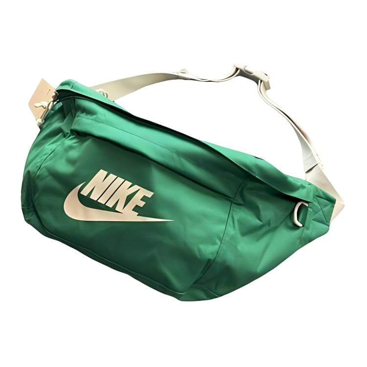 Поясная сумка Nike Полиэстеровая ткань Один плечо Сумка через плечо (бандана) Унисекс Зеленый - изображение 2