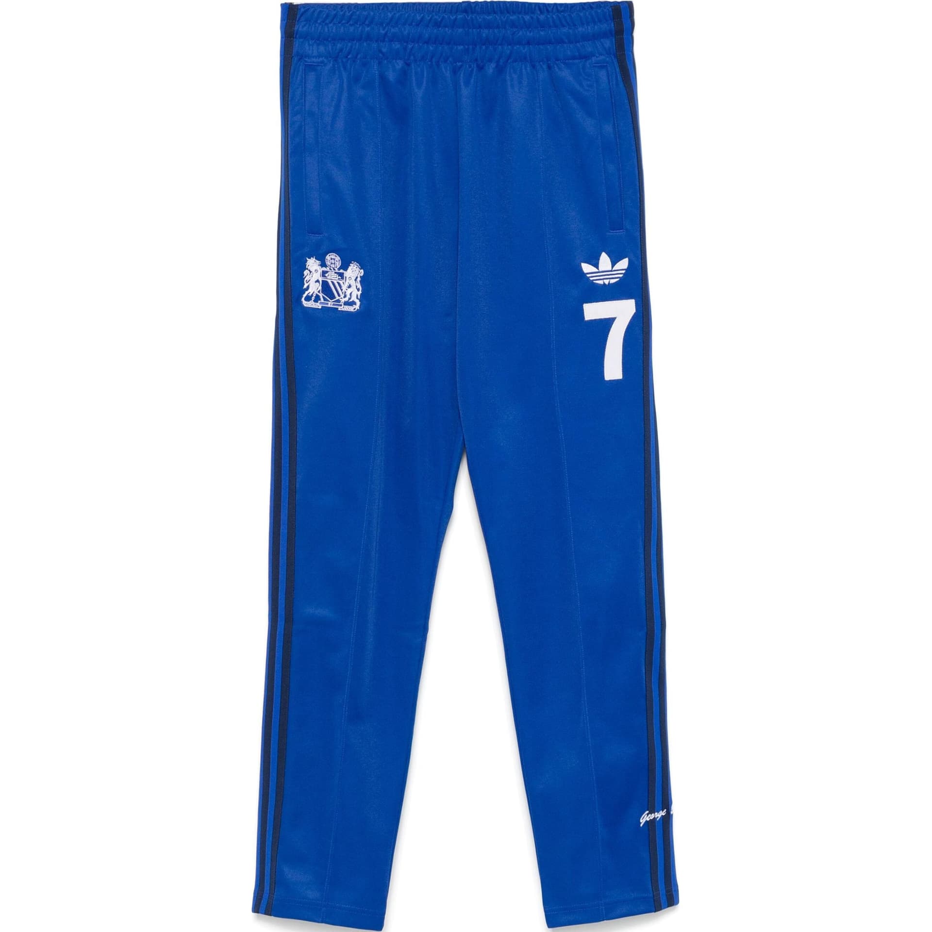 Штаны Adidas Originals Вязаные Тренировочные Штаны Мужские Синие - изображение 1