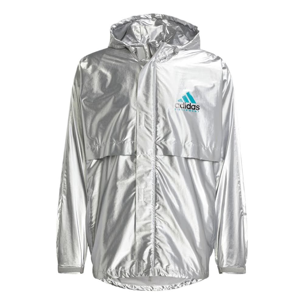 Ветровка Adidas Оборудование Металлик WINDBREAKER Тренчкот Мужской Металлик Серебряный - изображение 1