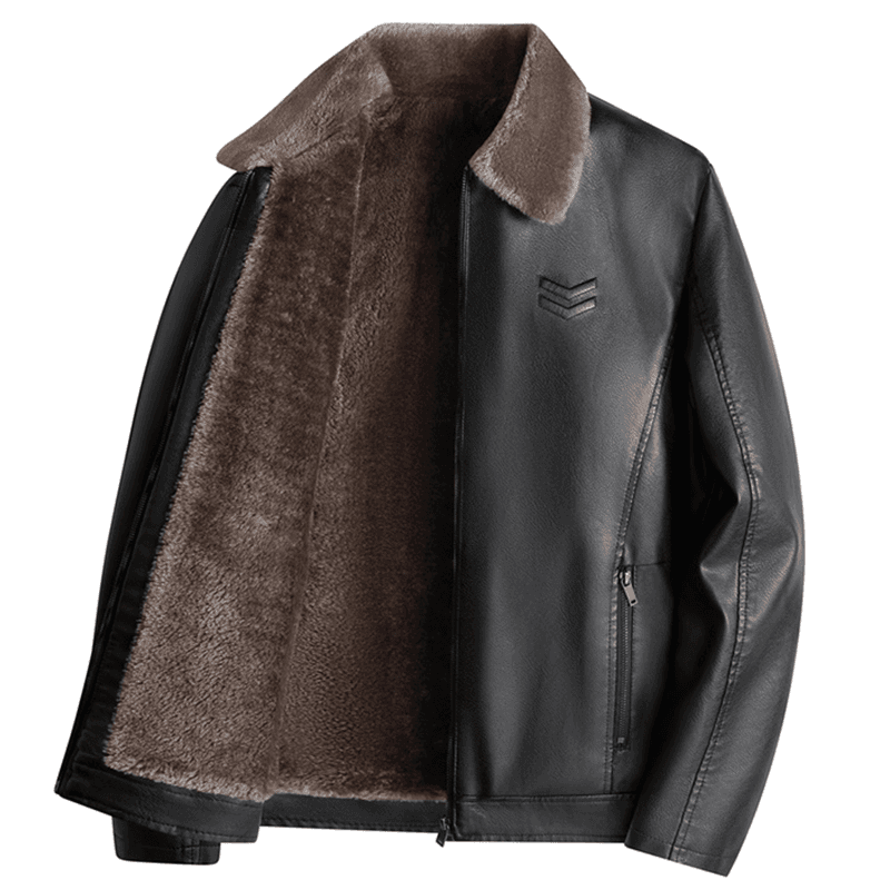 Кожаная куртки PIERRE CARDIN Мужская кожаная куртка - изображение 1