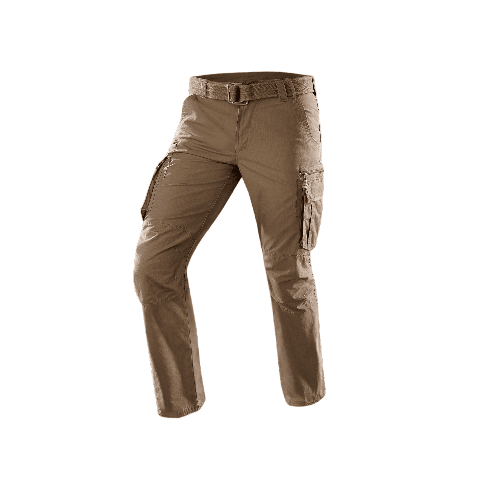 Штаны DECATHLON FORCLAZ TRAVEL100 Карго Брюки Мужские Коричневые - изображение 1