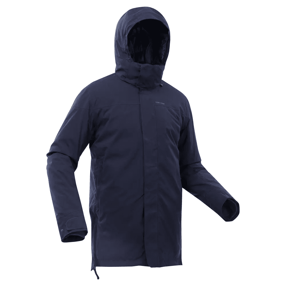 Куртка DECATHLON SH500 PARKA Пальто Мужское Синий Черный - изображение 1