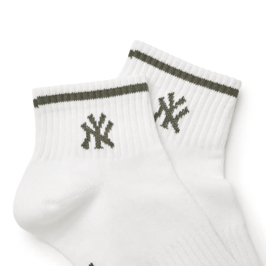 MLB 2 Pack (Синий + Зеленый) Унисекс Низкие носки - изображение 2