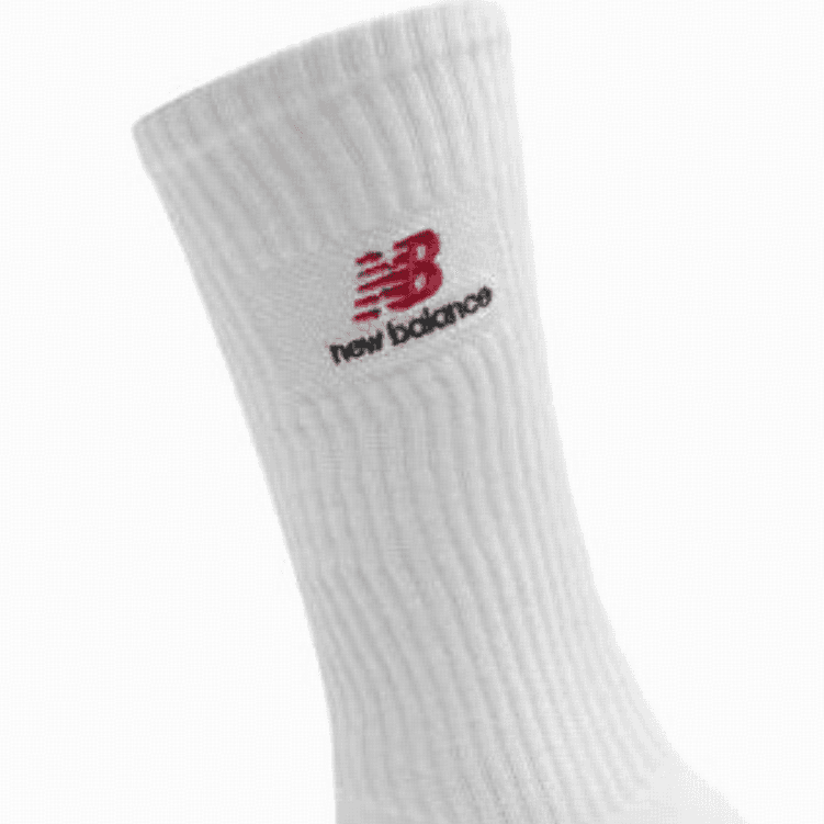 Носки New Balance Lifestyle Повседневные Носки до Колена Женские 1 Пачка Белые - изображение 2
