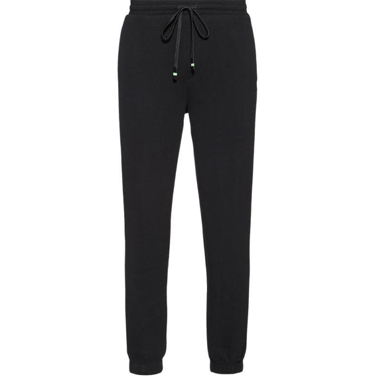 Штаны HUGO BOSS Вязаные спортивные брюки мужские черные - изображение 1