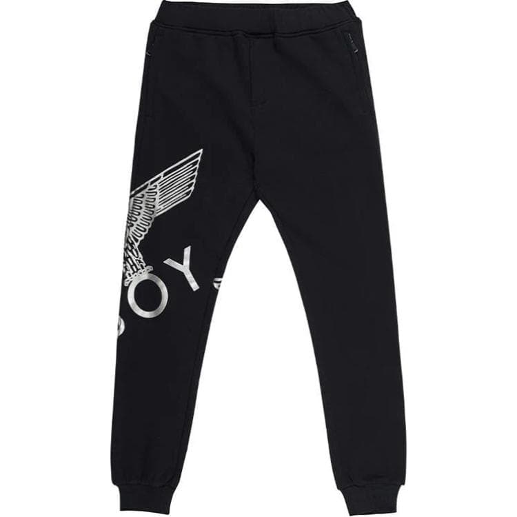 Штаны Boy London Повседневные брюки Мужской Черно-серебро - изображение 1
