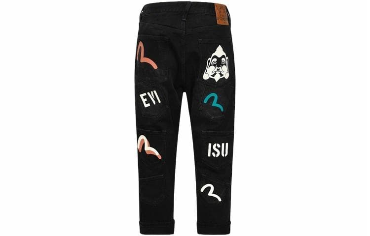 Штаны EVISU SS24 Denim Black