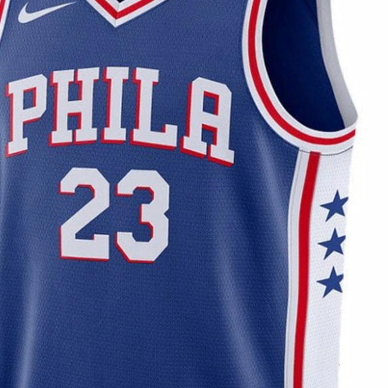 Баскетбольная майка Nike NBA Jersey Icon Edition Swingman 76ers Butler 23 Blue - изображение 2