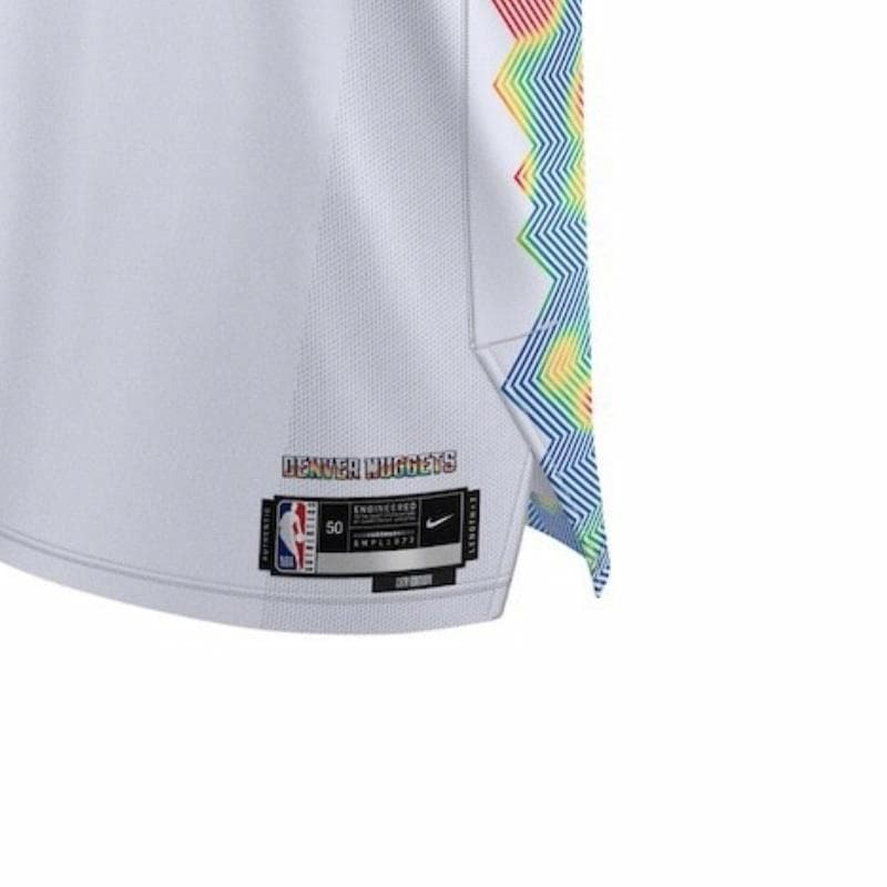 Баскетбольная майка Nike x NBA Denver Nuggets 2024/25 City Edition Sleeveless Basketball Jersey White - изображение 4