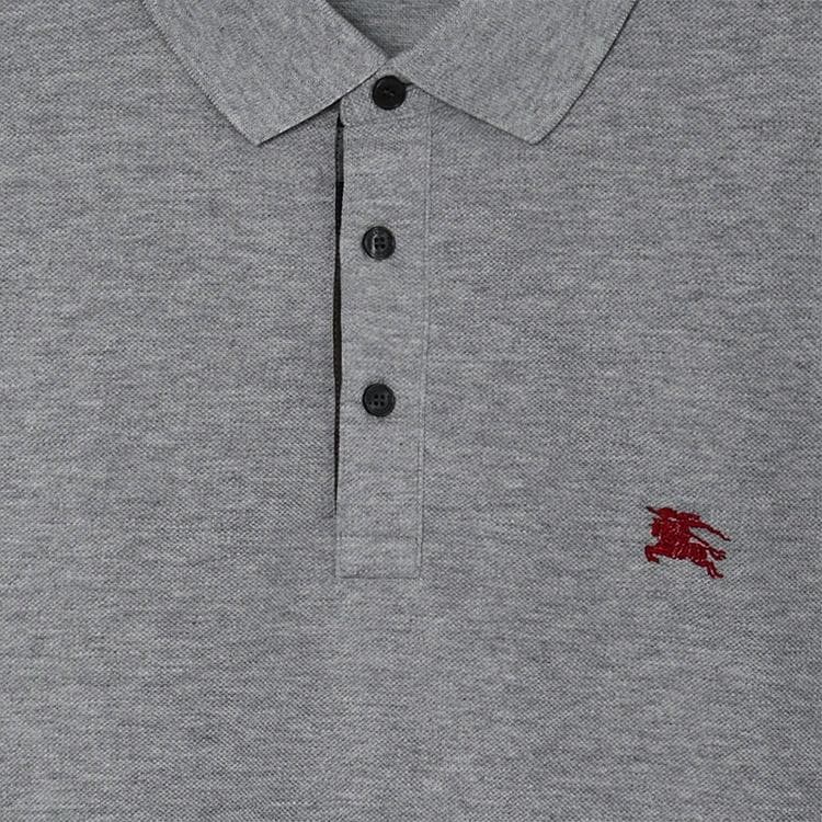 Поло Burberry Polo Shirt Light Grey - изображение 6