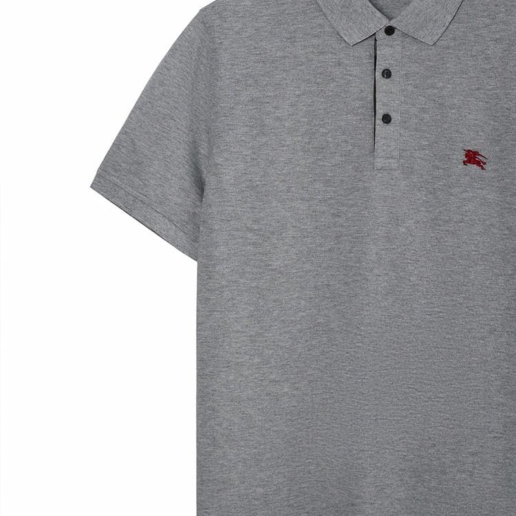 Поло Burberry Polo Shirt Light Grey - изображение 4