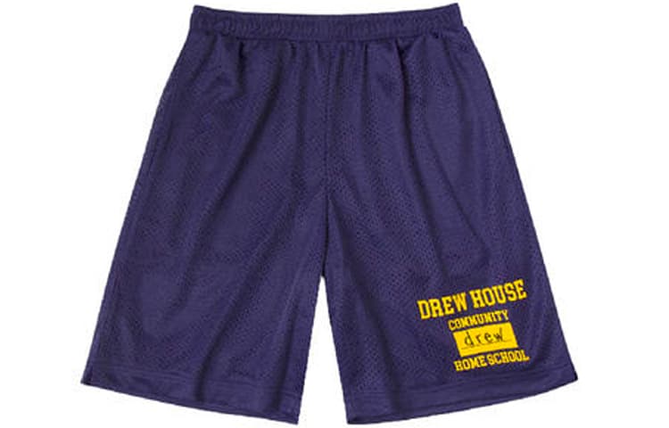 Шорты Drew House FW21 logo Homeschool Mesh Shorts Logo navy - изображение 1