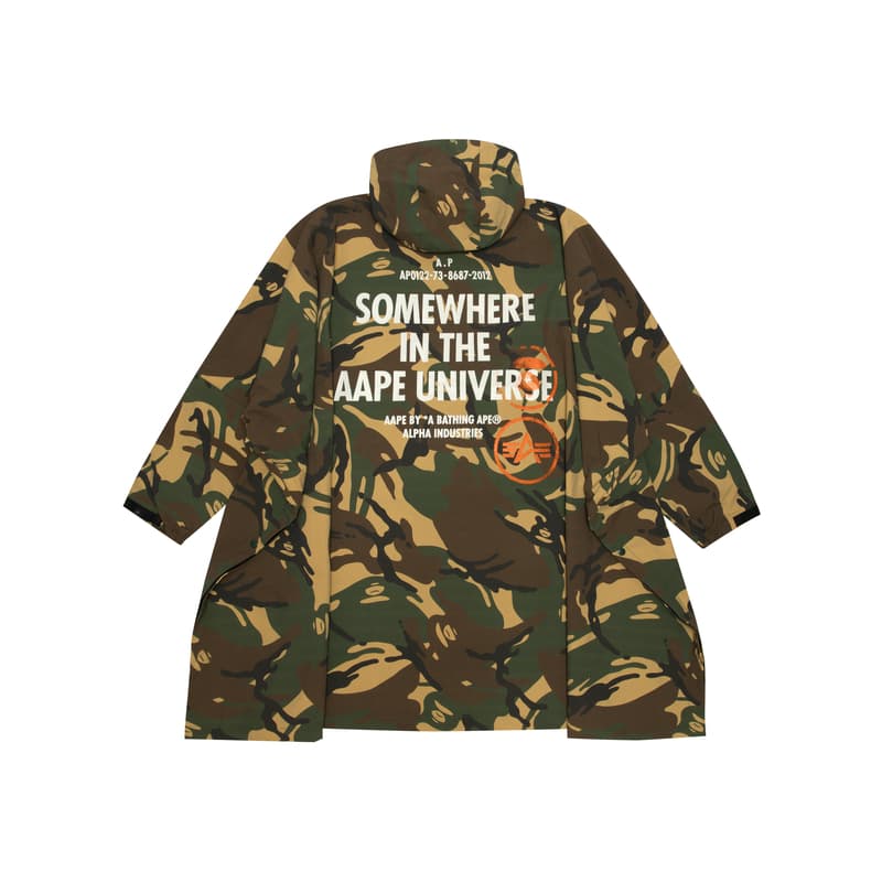 Ветровка Aape x ALPHA INDUSTRIES SS25 Тренчкот Мужской Зеленый GRR - изображение 1