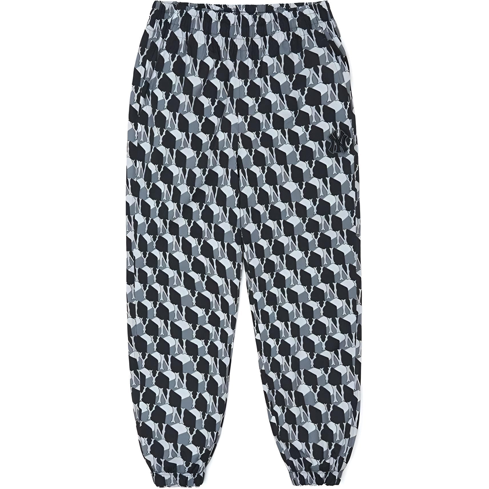 Штаны MLB Cube Monogram New York Yankees Повседневные штаны Унисекс Черный - изображение 1