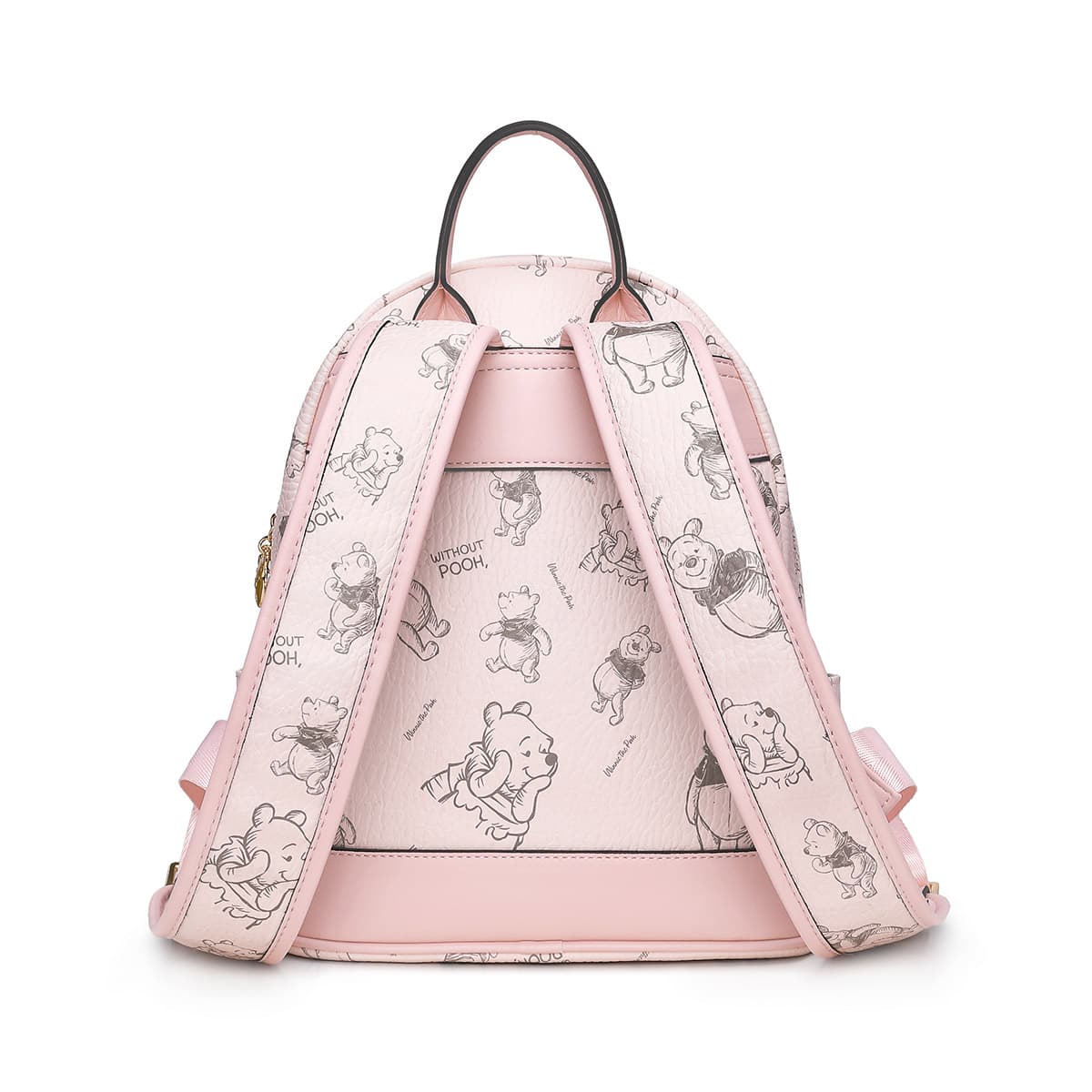 Рюкзак Disney Winnie The Pooh ПВХ Рюкзак Стандартный (Стандартный) Женский Абрикос Розовый Черный - изображение 10
