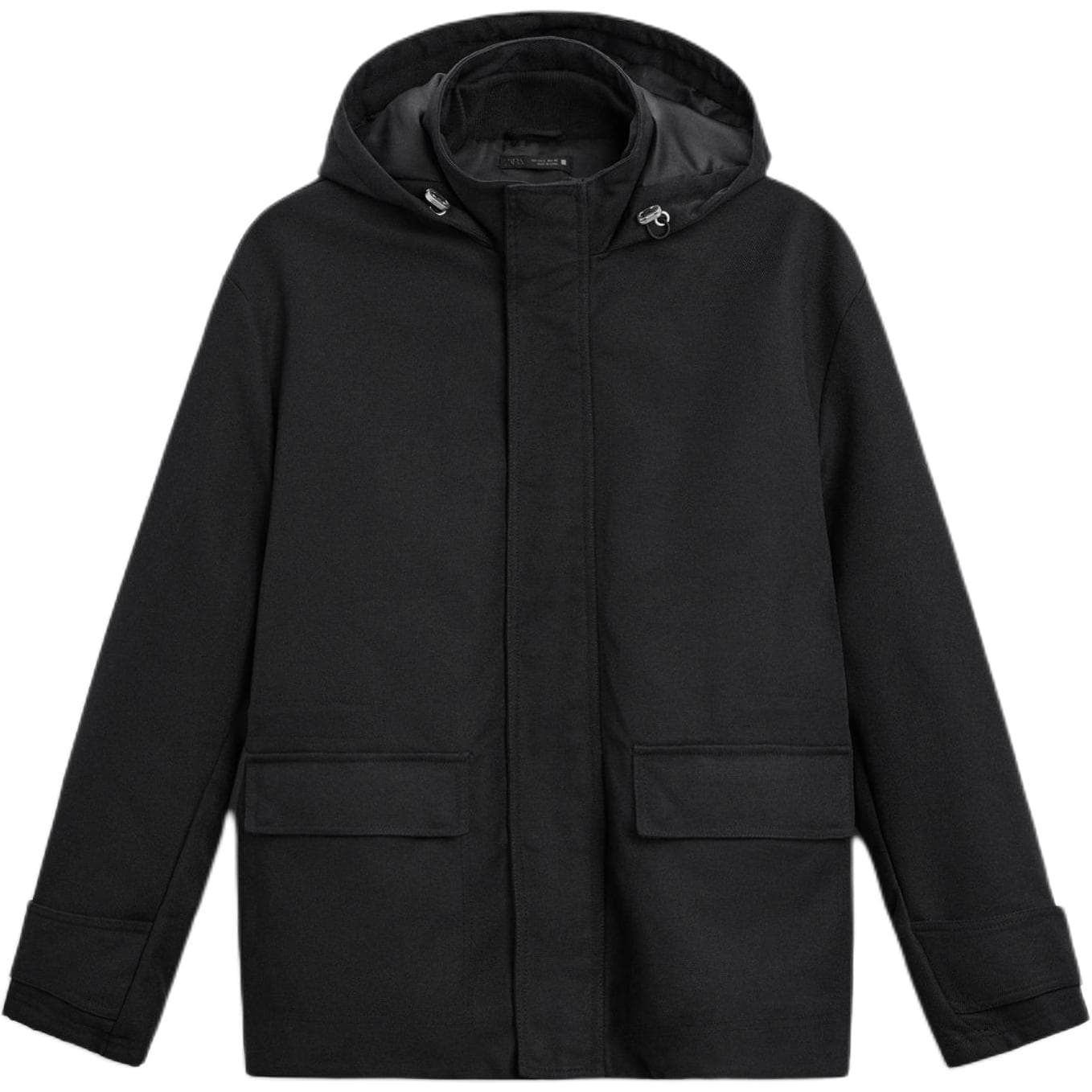 Куртка ZARA Черный Мужской Парки - изображение 1