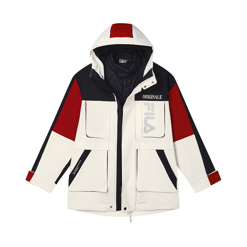Куртка FILA ORIGINALE Куртка Мужская Груши Белый - изображение 1