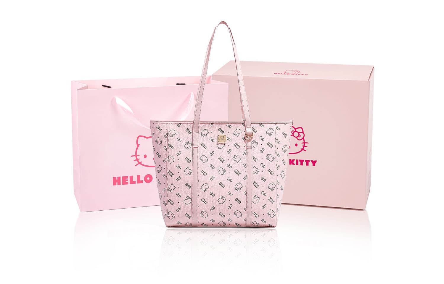 Мини-сумка Sanrio Hello Kitty PU (полиуретан) Сумка через плечо Женская Розовая Коричневая - изображение 2