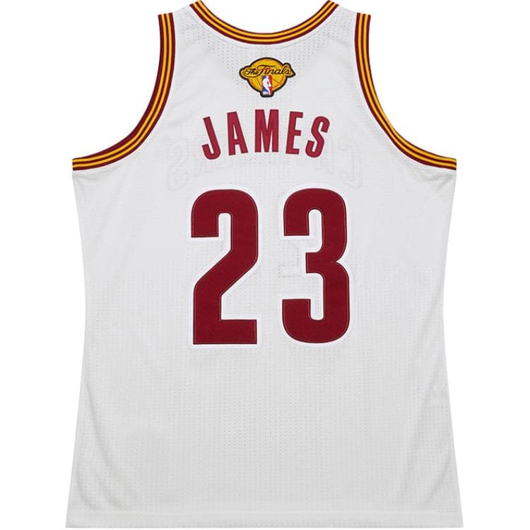 Mitchell Ness X NBA Cleveland Cavaliers James AU Игровая версия Ручная скульптура Вышивка Логотип Баскетбольная Джерси - изображение 2