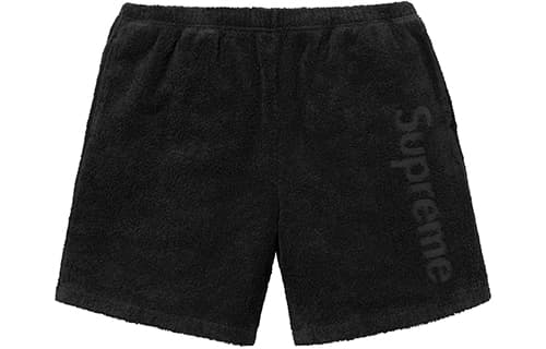 Шорты Supreme Terry Logo Short Black - изображение 1