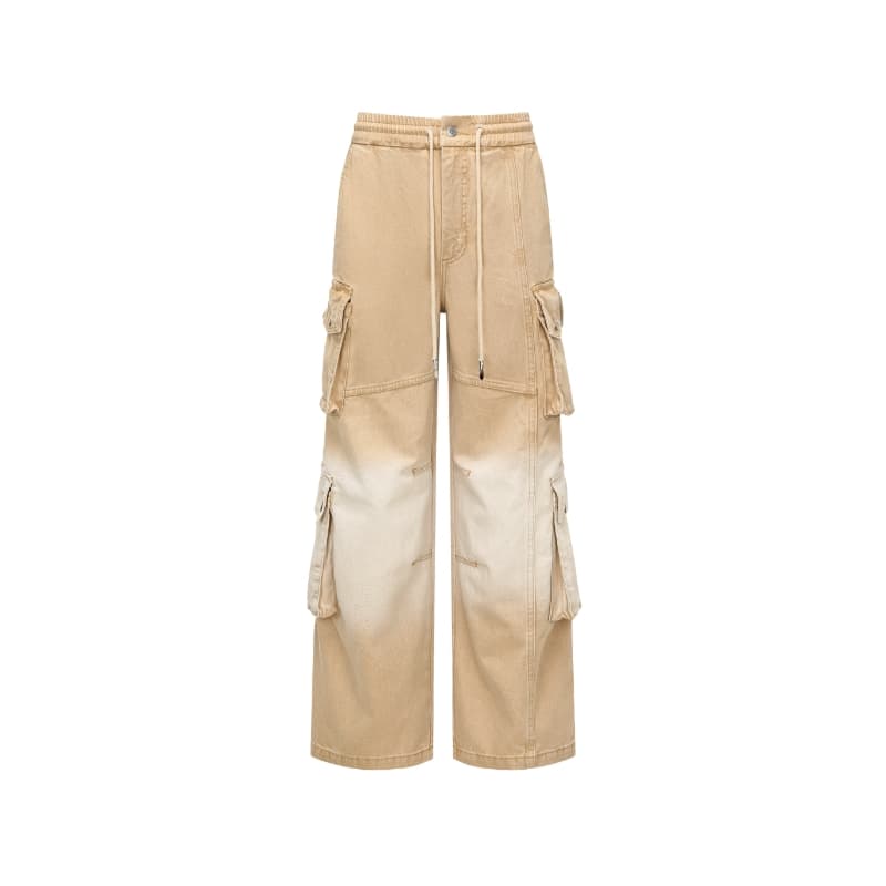 Штаны Feng Chen Wang SS25 Джинсы Унисекс Хаки - изображение 1